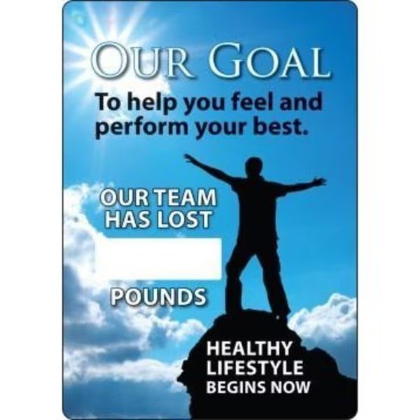 WORKHEALTHY WRITEADAY SCOREBOARDS MSR804AL, Accuform, Mfr#: MSR804AL